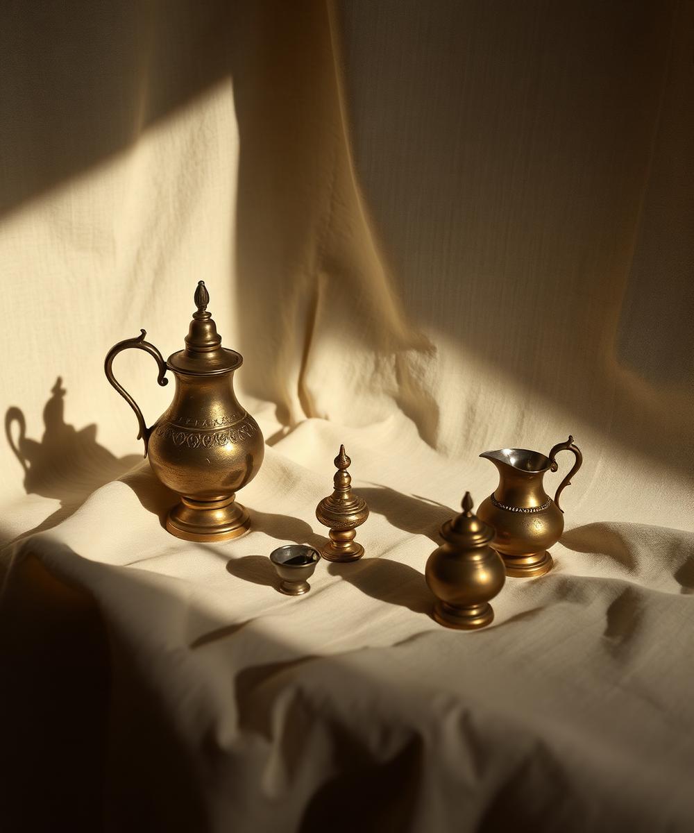 Group of Domestic Brass Vessels
